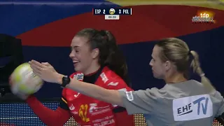 Europeo Femenino Eslovenia-Macedonia 2022 - 1º Fase 2º Partido Grupo D. España vs. Polonia
